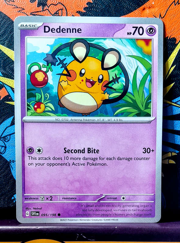 Pokemon Card - Dedenne 095/198 - Scarlet & Violet Base Set