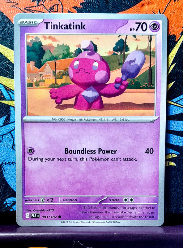 Pokemon Card - Tinkatink 083/182 - Paradox Rift