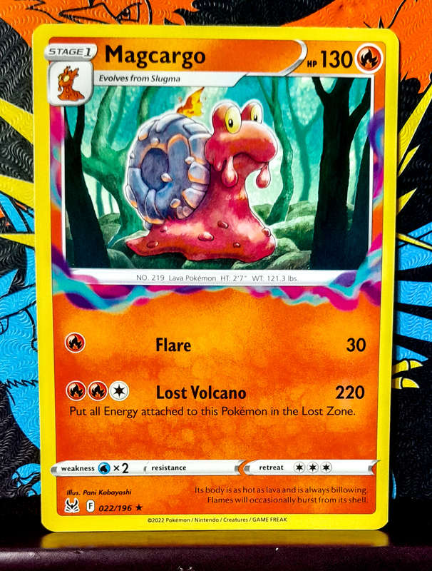 Pokemon Card - Magcargo 022/196 - Rare - Lost Origins