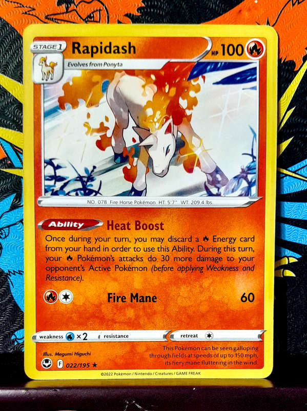 Rapidash 022/195 - Silver Tempest