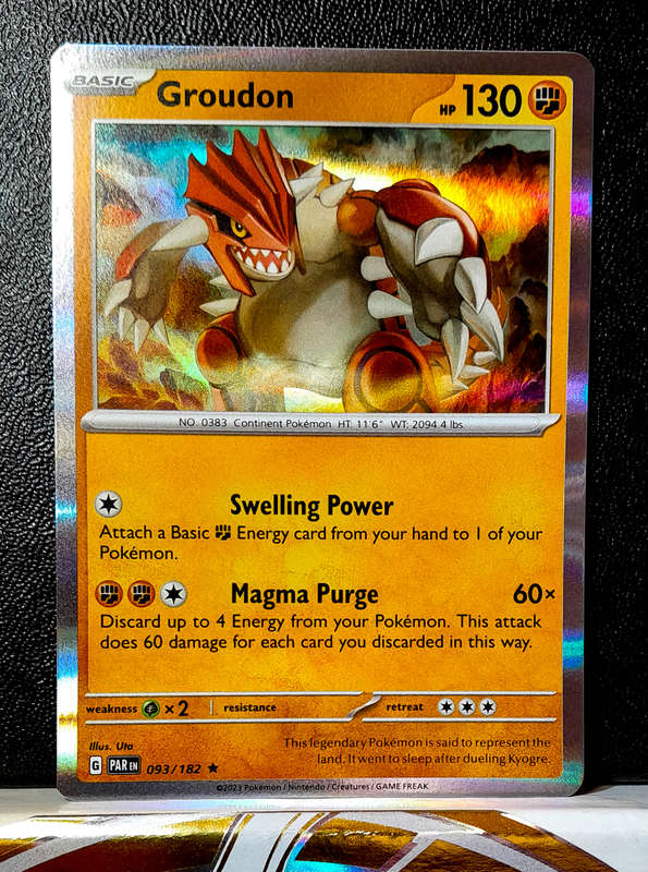 Groudon 093/182 - Holo Rare - Paradox Rift
