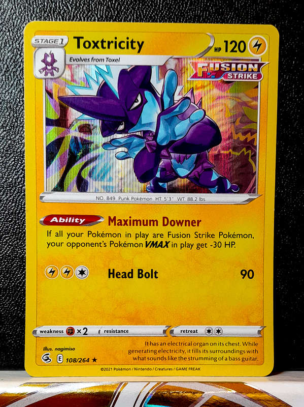Toxtricity 108/164 - Holo Rare - Fusion Strike