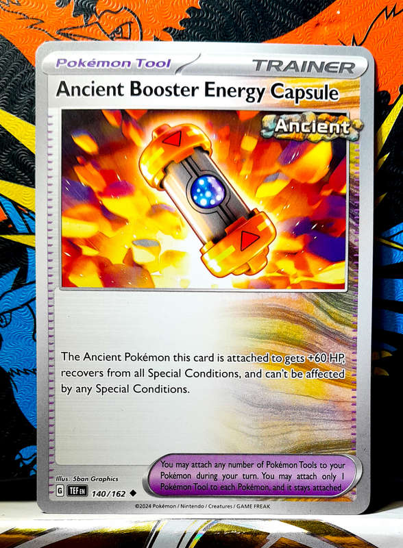 Ancient Booster Energy Capsule 140/162 - Pokemon TCG Temporal Forces.
