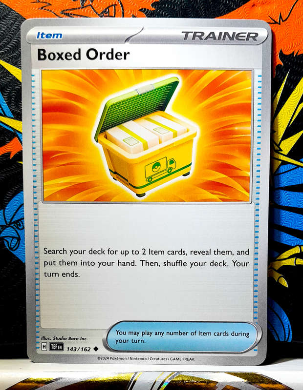Boxed Order 143/162 - Pokemon TCG - Temporal Forces