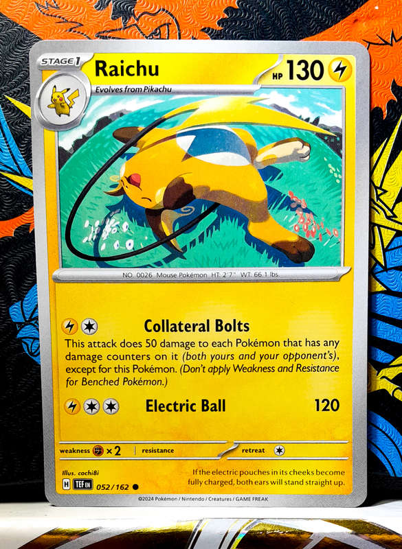 Raichu 052/162 - Pokemon TCG - Temporal Forces