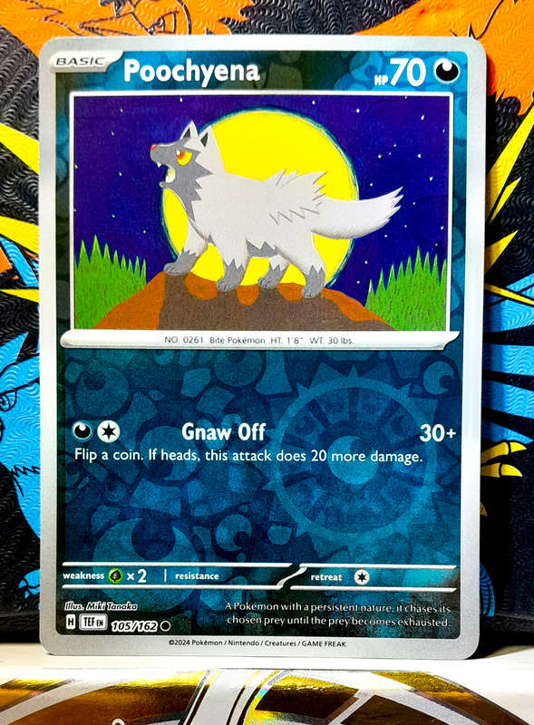 Poochyena 105/162 - Reverse Holofoil - Pokemon TCG - Temporal Forces