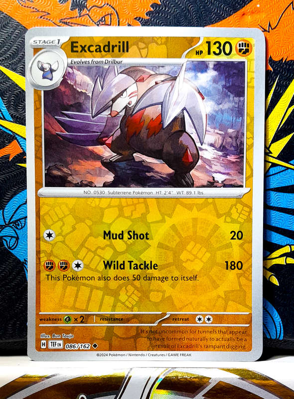Excadrill 086/162 - Reverse Holofoil - Pokemon TCG - Temporal Forces