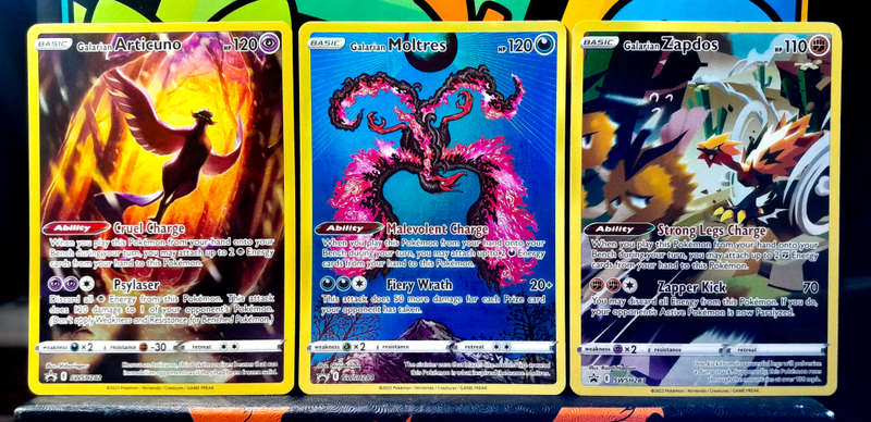 Pokemon Cards - Galarian Birds Collection - SWSH282, 283 & 284 - Holofoil Promo Cards (Set of 3)