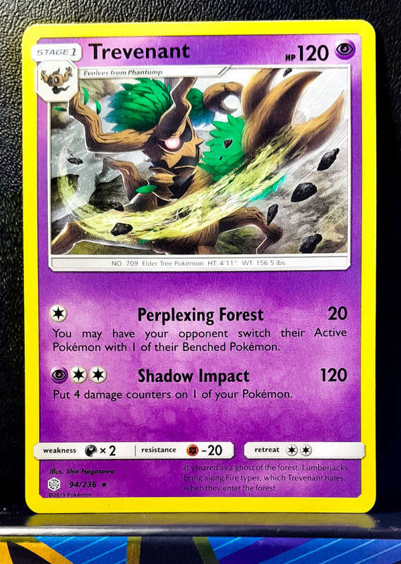 Pokemon Cards - Trevenant 94/236 - Sun & Moon, Cosmic Eclipse