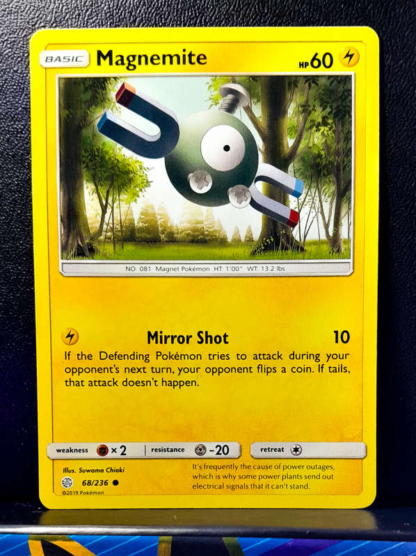 Pokemon Cards - Magnemite 68/236 - Sun & Moon, Cosmic Eclipse