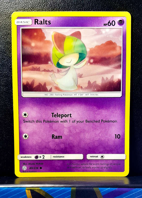 Pokemon Cards - Ralts 80/236 - Sun & Moon, Cosmic Eclipse