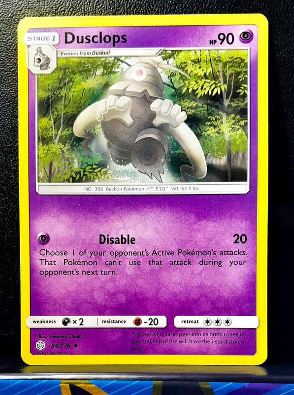 Pokemon Cards - Dusclops 84/236 - Sun & Moon, Cosmic Eclipse