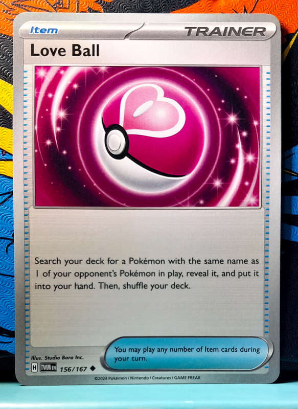 Pokemon Card - Love Ball 156/167 - Trainer - Twilight Masquerade