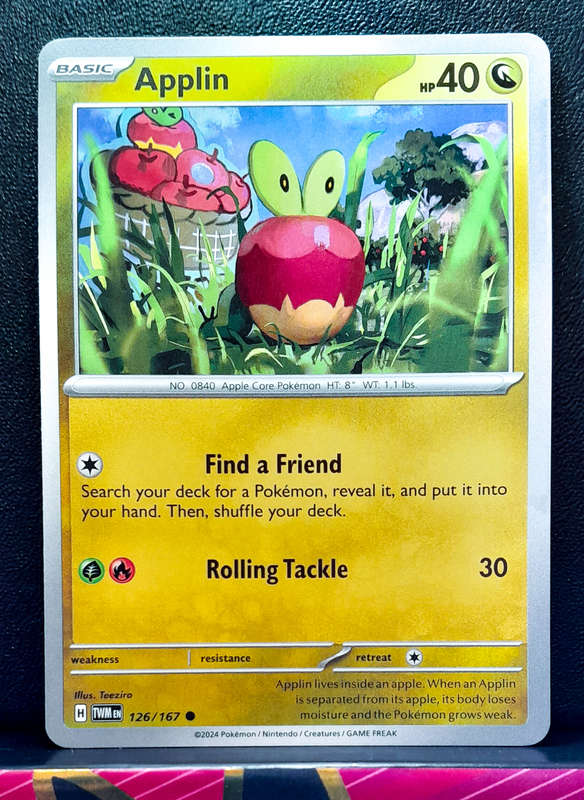 Pokemon Card - Applin 126/167 - Twilight Masquerade