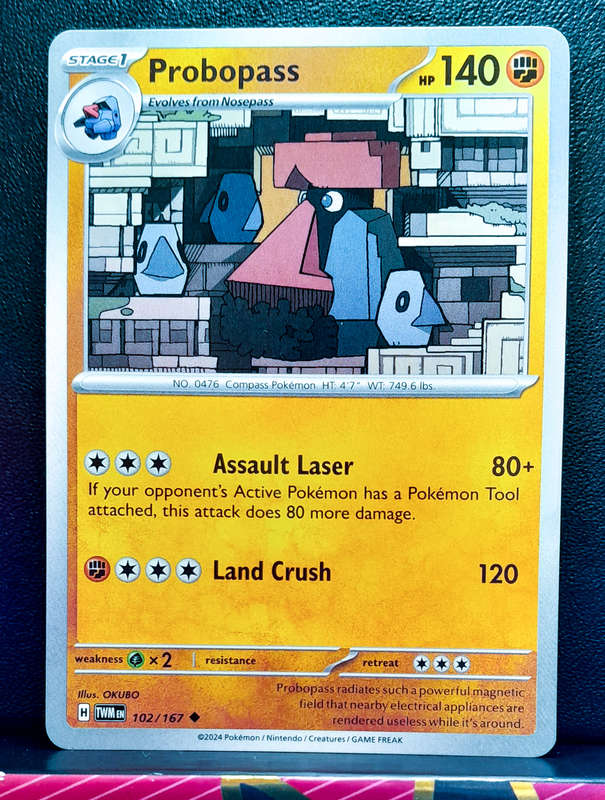 Pokemon Card - Probopass 102/167 - Twilight Masquerade