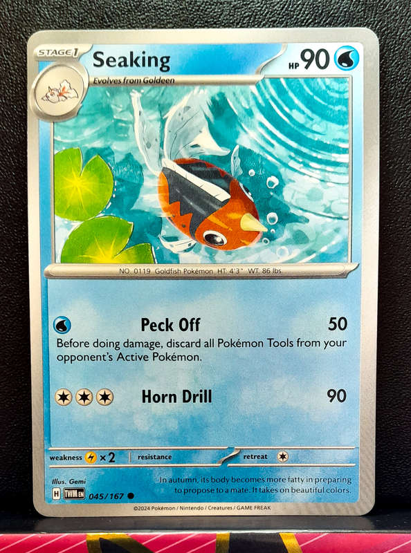 Pokemon Card - Seaking 045/167 - Twilight Masquerade