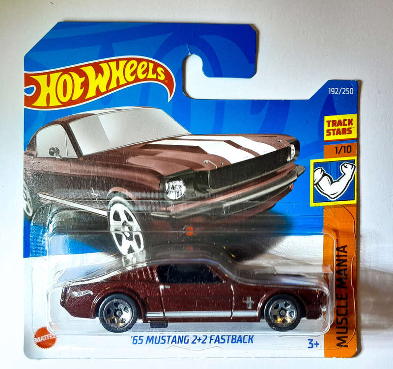 Hot Wheels  - 65 Mustang 2+2 Fastback - Muscle Mania