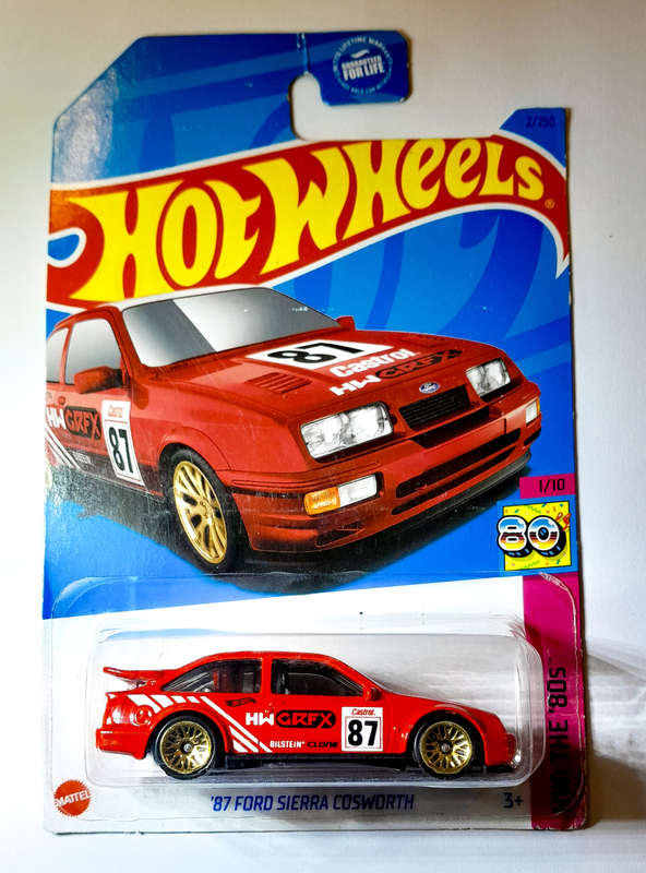 Hot Wheels - 87 Ford Sierra Cosworth - Long Card