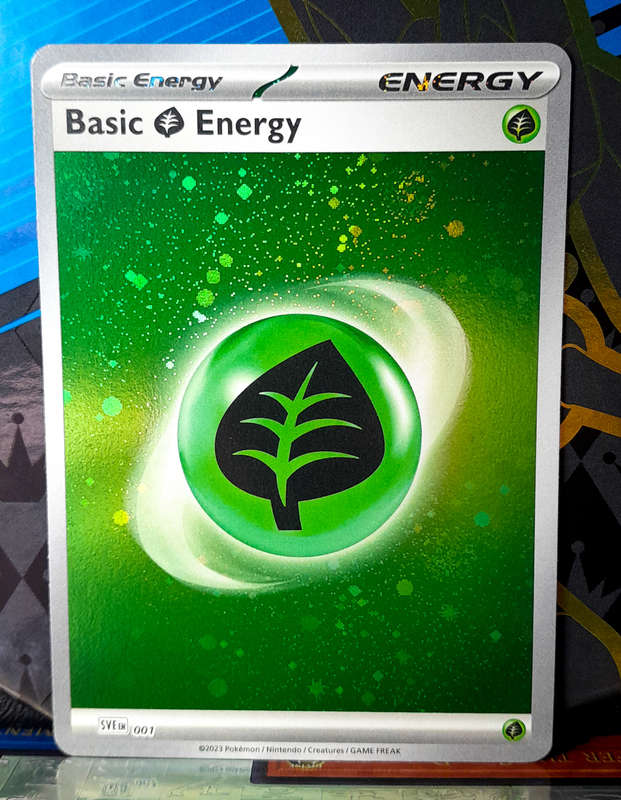 Pokemon Cards - Cosmo Holo Grass Energy