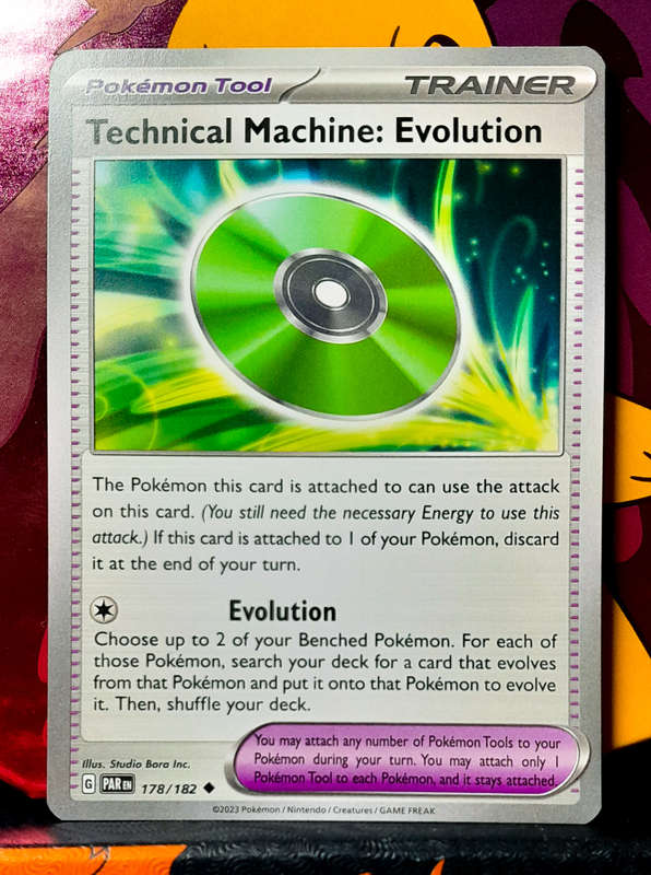Pokemon Cards - Technical Machine Evolution 178/182 - Trainer - Paradox Rift