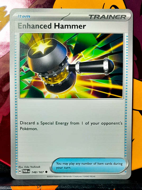 Pokemon Card  - Enhanced Hammer 148/167 - Trainer - Twilight Masquerade