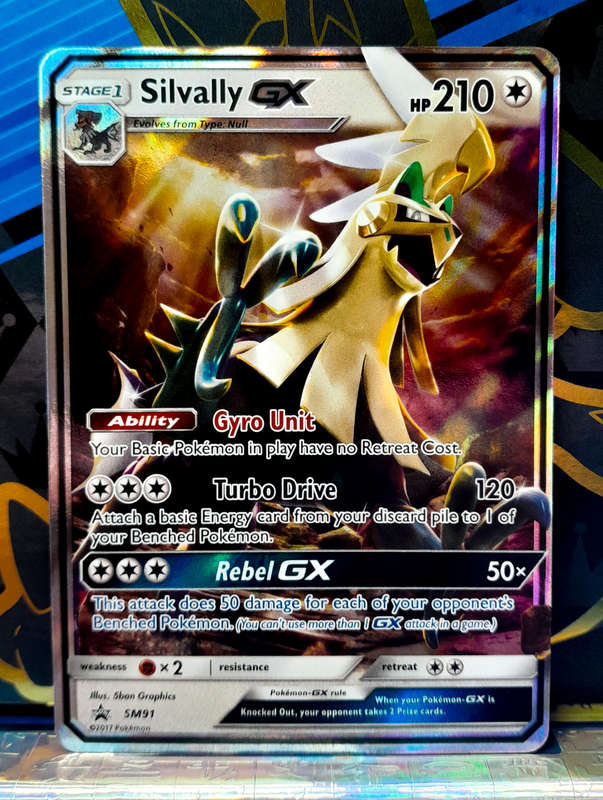 Pokemon Cards - Silvally GX SM91 - Sun & Moon Black Star Promo 2017 - NM