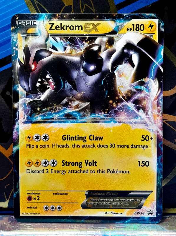 Pokemon Cards - Zekrom EX BW38 - Black and White Promo 2012 - NM