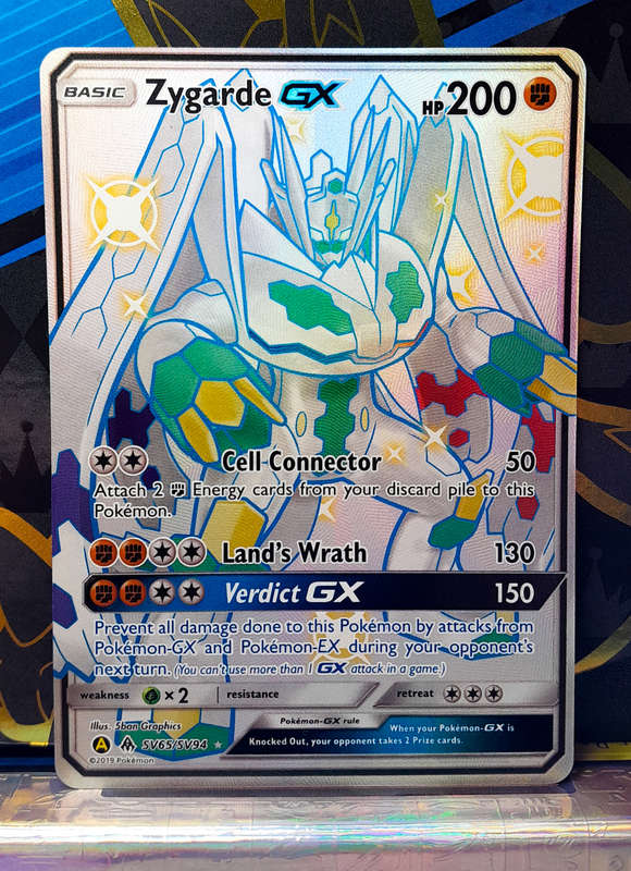 Pokemon Cards - Zygarde GX SV65/SV94 - Hidden Fates Shiny Vault NM