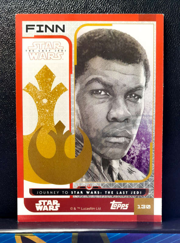 Topps Journey to Star Wars: The Last Jedi  - Finn 130 - Character Illustraition (NM) 2017