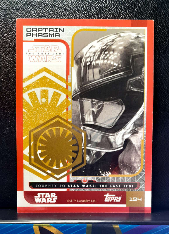 Topps Journey to Star Wars: The last Jedi - Captain Phasma 134 - Character Illustraition (NM) 2017