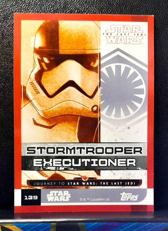 Topps Journey to Star Wars: The Last Jedi - Stormtrooper Executioner 139 - (NM) 2017