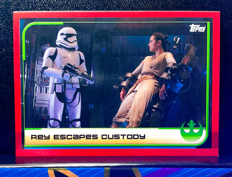 Topps Journey to Star Wars: The Last Jedi - Rey Escapes Custody - (NM) 2017