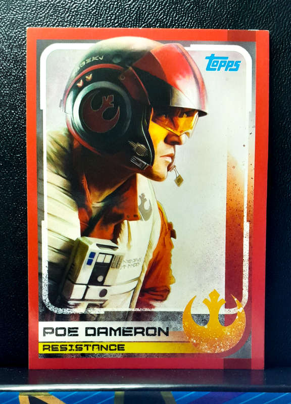 Topps Journey to Star Wars - Poe Dameron Resistance 49 -  (NM) 2017