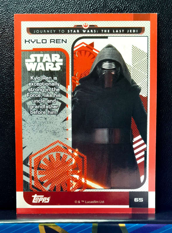 Topps Journey to Star Wars: The Last Jedi  - Kylo Ren 65 -  (NM) 2017
