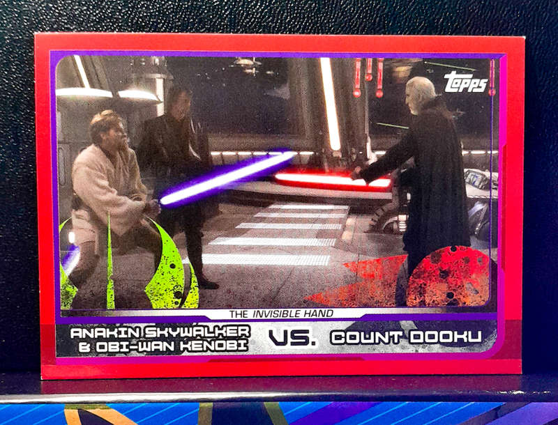 Topps Journey to Star Wars: The Last Jedi  -  Anakin Skywalker& Obi-wan VS Count Dooku (NM) 2017