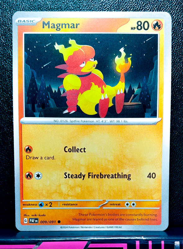 Pokemon Card - Magmar 009/193 - Paldean Fates