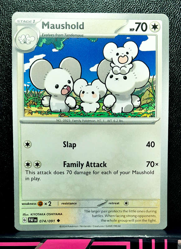Pokemon Card - Maushold 074/193 - Paldean Fates