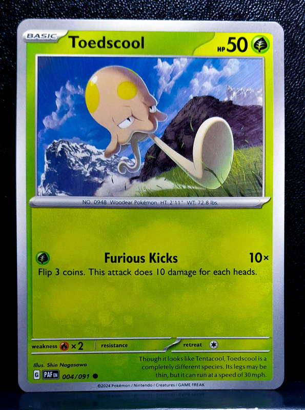 Pokemon Card - Toedscool 004/193 - Paldean Fates