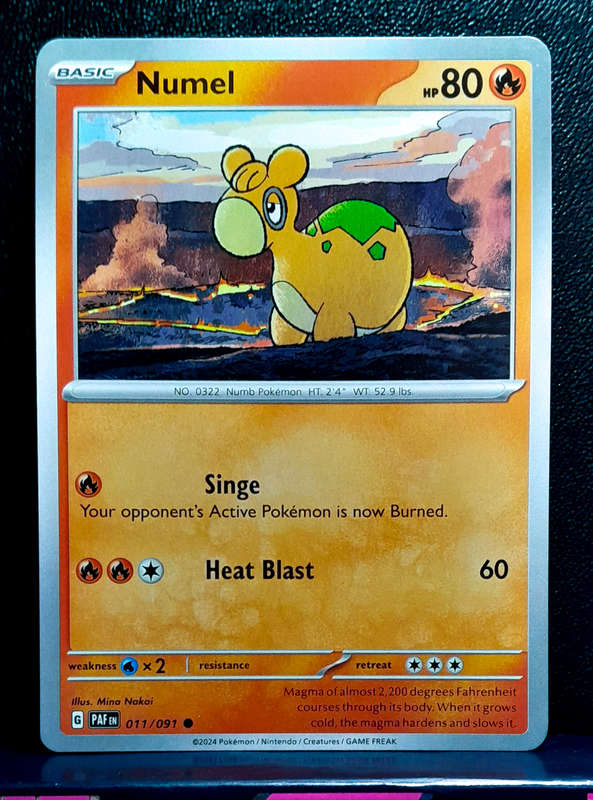 Pokemon Card - Numel 011/193 - Paldean Fates