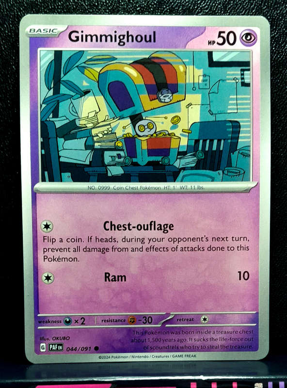 Pokemon Card - Gimmighoul 044/193 - Paldean Fates