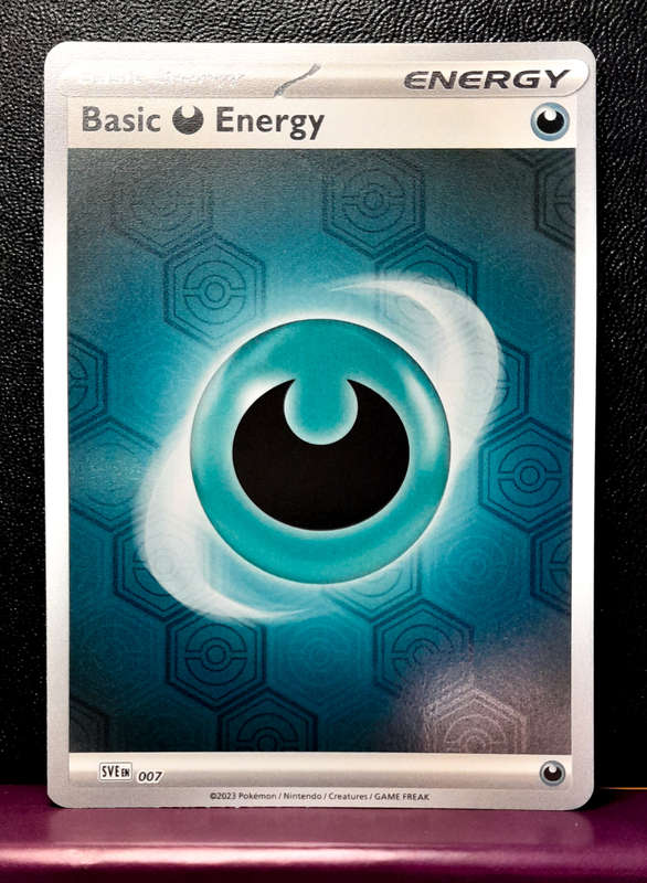 Pokemon Cards - Reverse Holofoil Darkness Energy 007 - Shrouded Fable (NM)