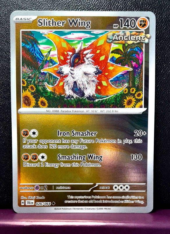 Pokemon Cards - Slither Wing 026/064 - Reverse Holofoil  - Shrouded Fable (NM)