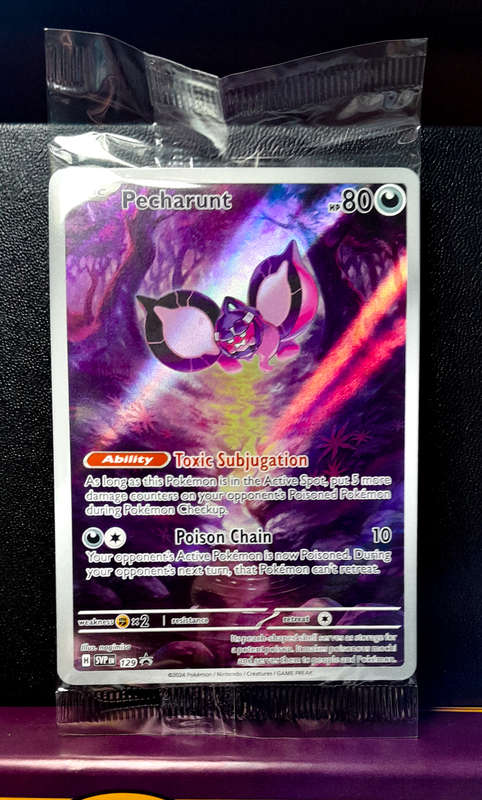 Pokemon Cards - Pecharunt SVP129 - Sealed Black Star Promo  - Shrouded Fable