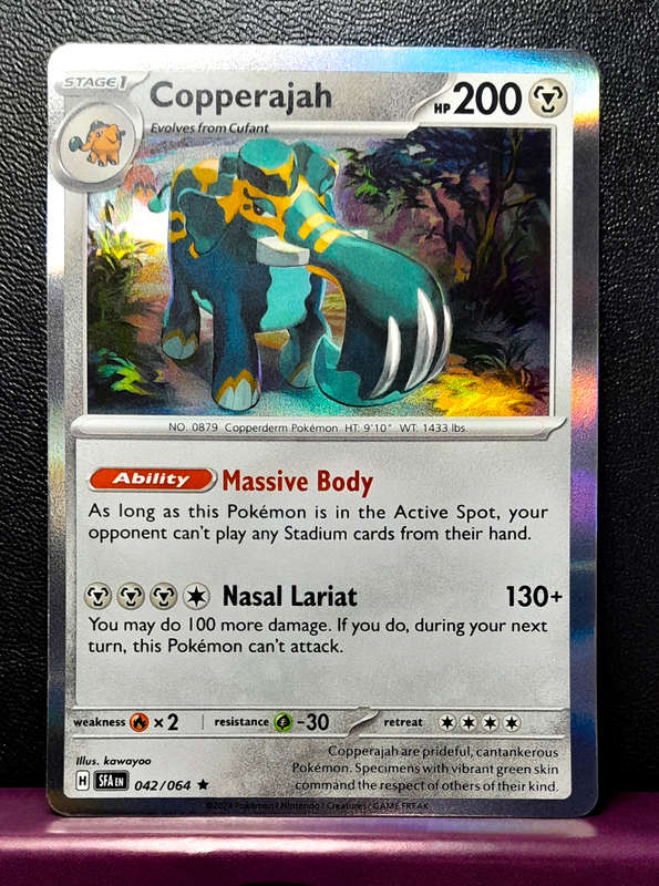 Pokemon Cards - Copperajah 042/064 - Holofoil Rare  - Shrouded Fable (NM)