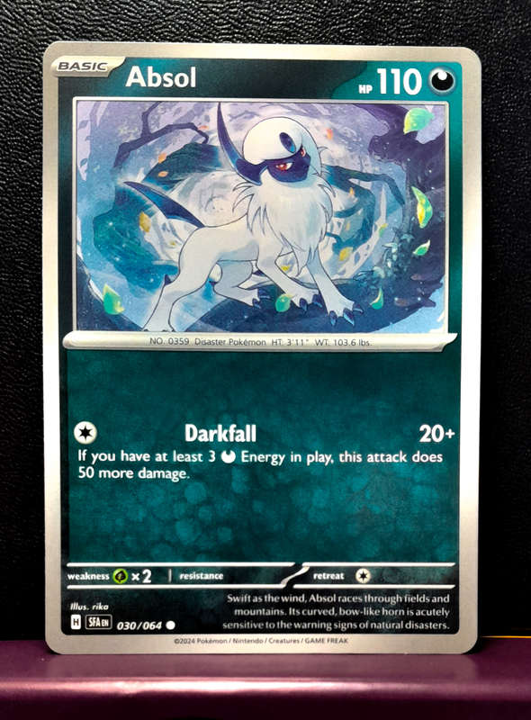 Pokemon Cards - Absol 030/064  - Shrouded Fable (NM)