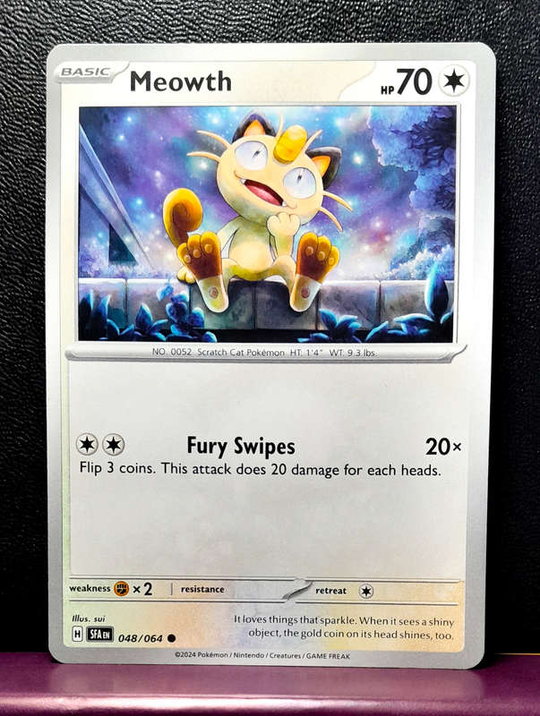 Pokemon Cards - Meowth 048/064  - Shrouded Fable (NM)
