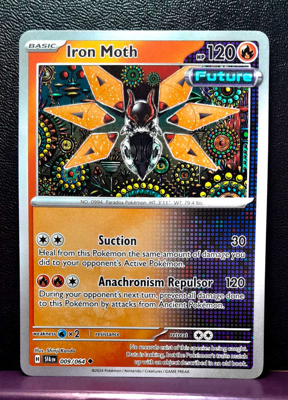 Pokemon Cards - Iron Moth 009/064  - Shrouded Fable (NM)