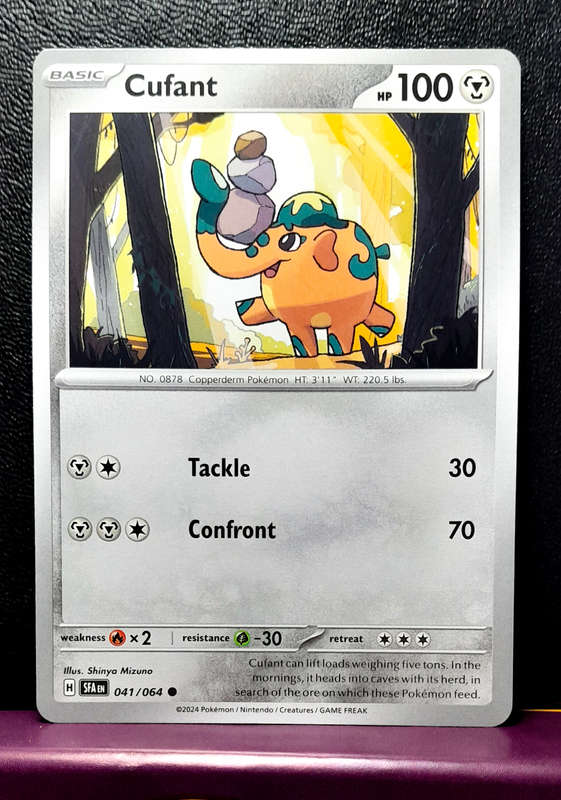 Pokemon Cards - Cufant 041/064  - Shrouded Fable (NM)
