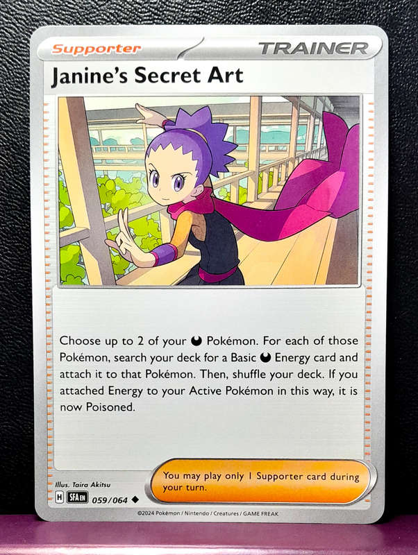 Pokemon Cards - Janine's Secret Art 059/064 - Trainer  - Shrouded Fable (NM)