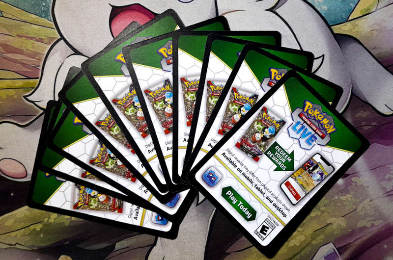 Pokemon TCG - Shrouded Fable ETB Pokemon LIve Code Card Bundle 10X code cards